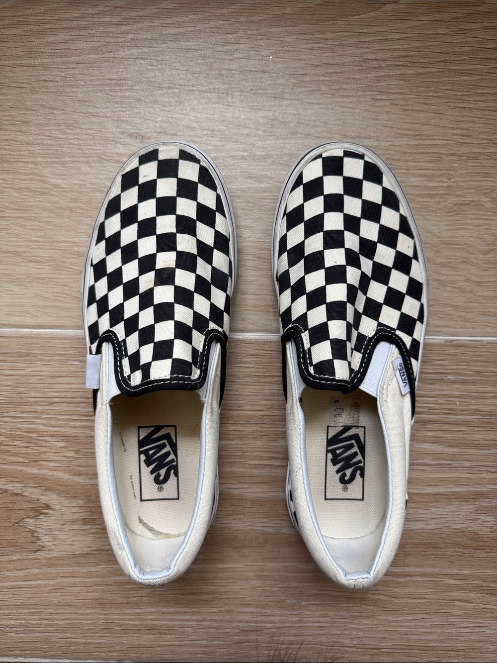 Vans Slip-On Checkerboard Sneakers - M 6.0/W 7.5